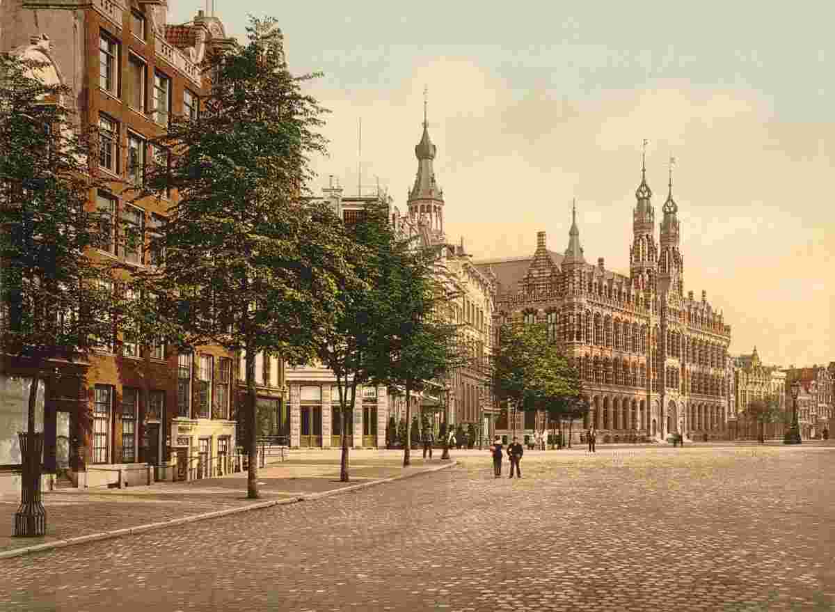 Amsterdam. Post Office, circa 1890