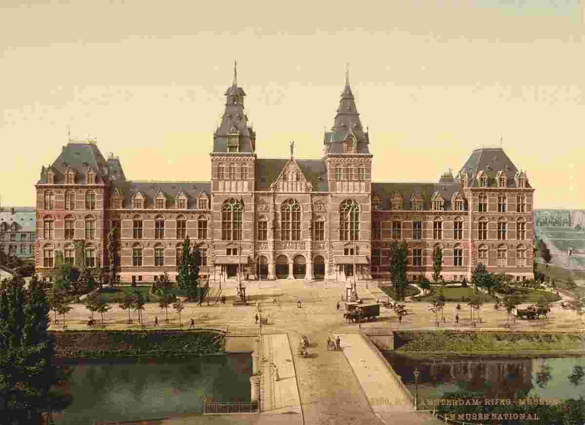 Amsterdam. Rijksmuseum - National Museum, circa 1890