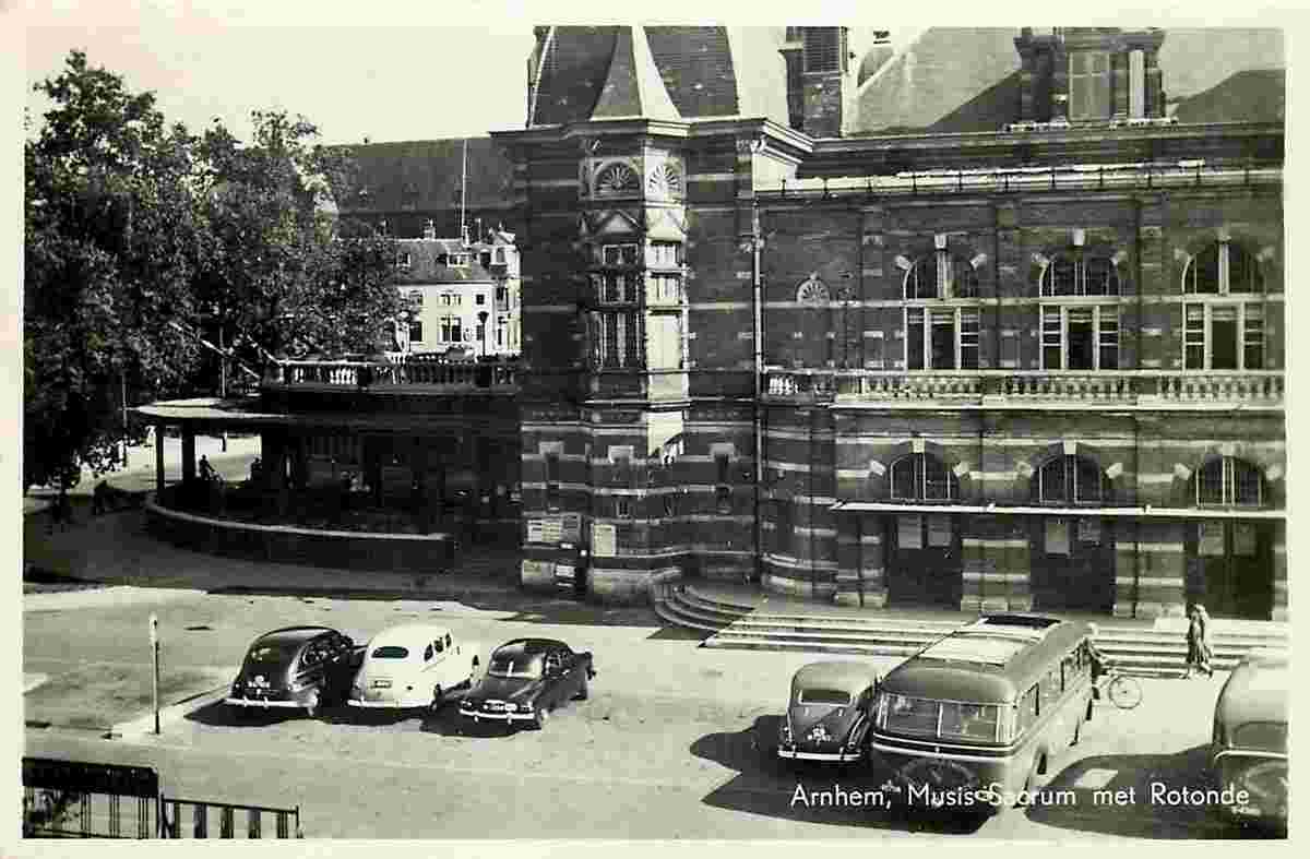 Arnhem. 'Musis Sacrum' and City Theater with Rotunda, 1953