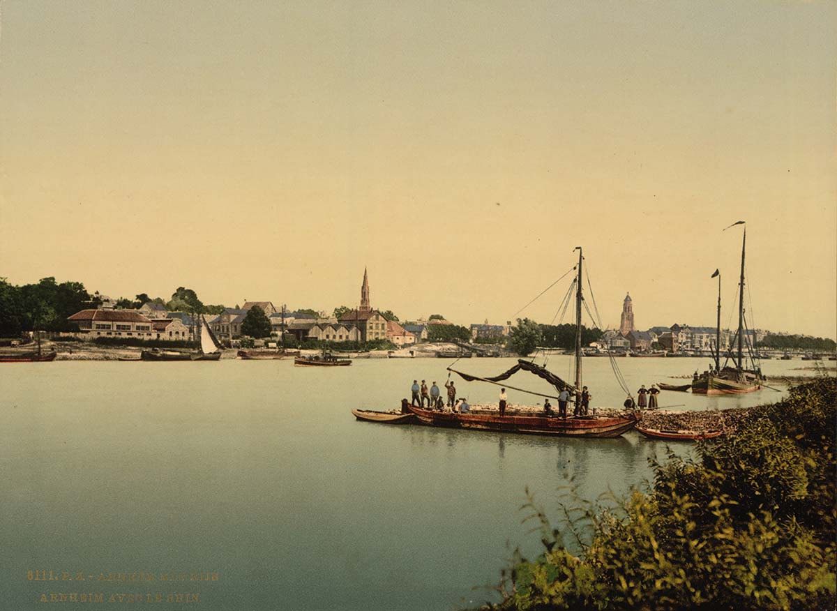 Arnhem. Town and Rhine, 1890