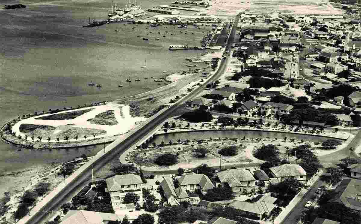Oranjestad. Bird's eye view, 1940