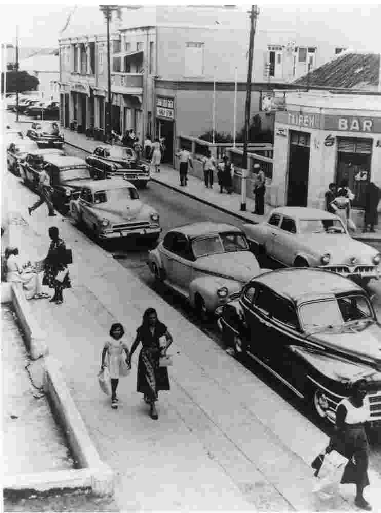 Oranjestad. Nassau Street, 1950