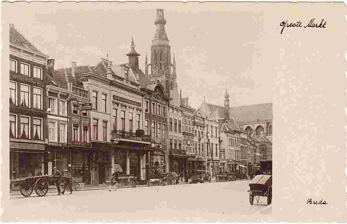 Breda. Grote Markt, 1934